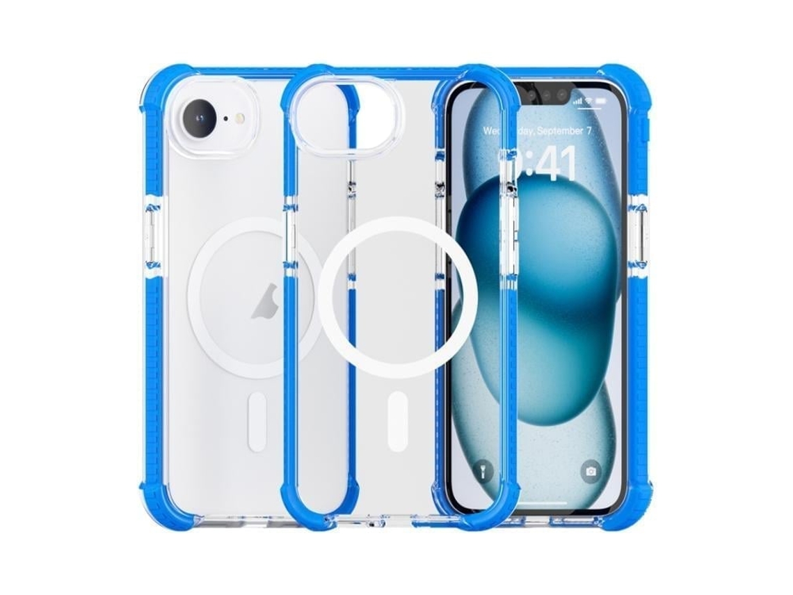 Capa De Acrílico Transparente À Prova De Choque Para Iphone 16e - Magnética - Magsafe