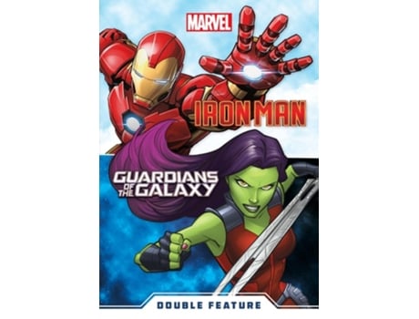 Livro Marvel Double Feature Iron Man and Guardians of the Galaxy de Marvel Press Book Group (Inglês)