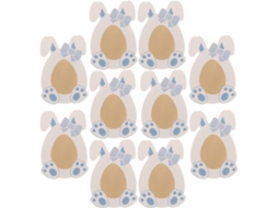 Caixas De Papel Azuis Betooky Para Biscoitos Páscoa, Organizadoras Decorativas, Pacote Com 10-unidades, Ideais Para