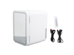 Laxiscreed Geladeira Para Skincare Com Espelho Led Ajustável 8l Frio Ou Quente