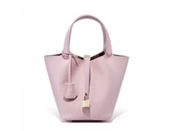 Bolsa Tote Cesta de Legumes Feminina Balde de Couro AQUAFORGE