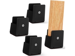 Alipis Elevadores De Móveis Ajustáveis Com Fixação Por Grampo Para Mesas E Cômodas, Elevadores De Cama Em Metal Com 50mm