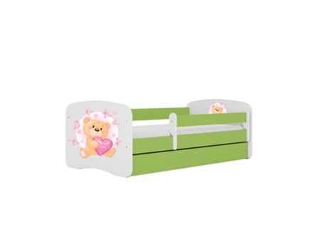 Cama 180 X 80 Cm Kocot Kids Com Gaveta E Colchão Babydreams Teddybear Butterflies Blue