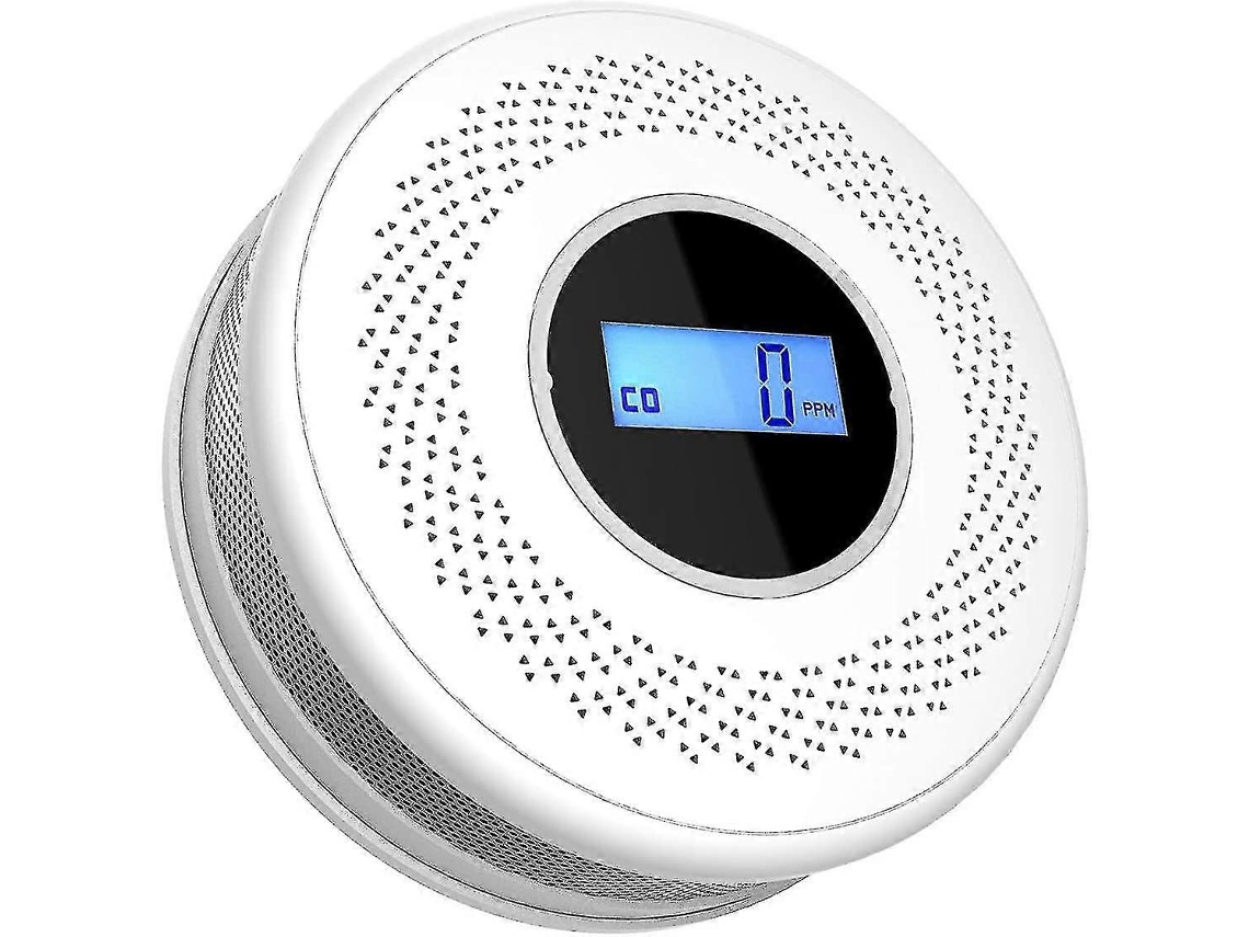 Detector Combinado De Fumaça E Monóxido De Carbono Com Visor E Bateria