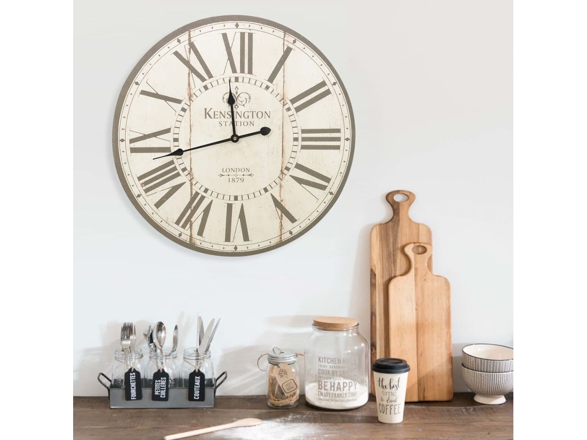 Vidaxl Relógio De Parede Vintage London 60 Cm