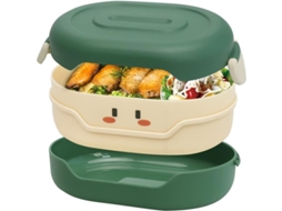 Bento Box para Lanche, Sem Vazamento, Portátil e Seguro para Microondas