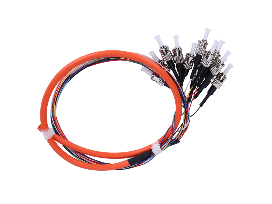 Laxiscreed Pigtail De Fibra Multimodo De 12f Com Interface St Upc Para Redes De Comunicação