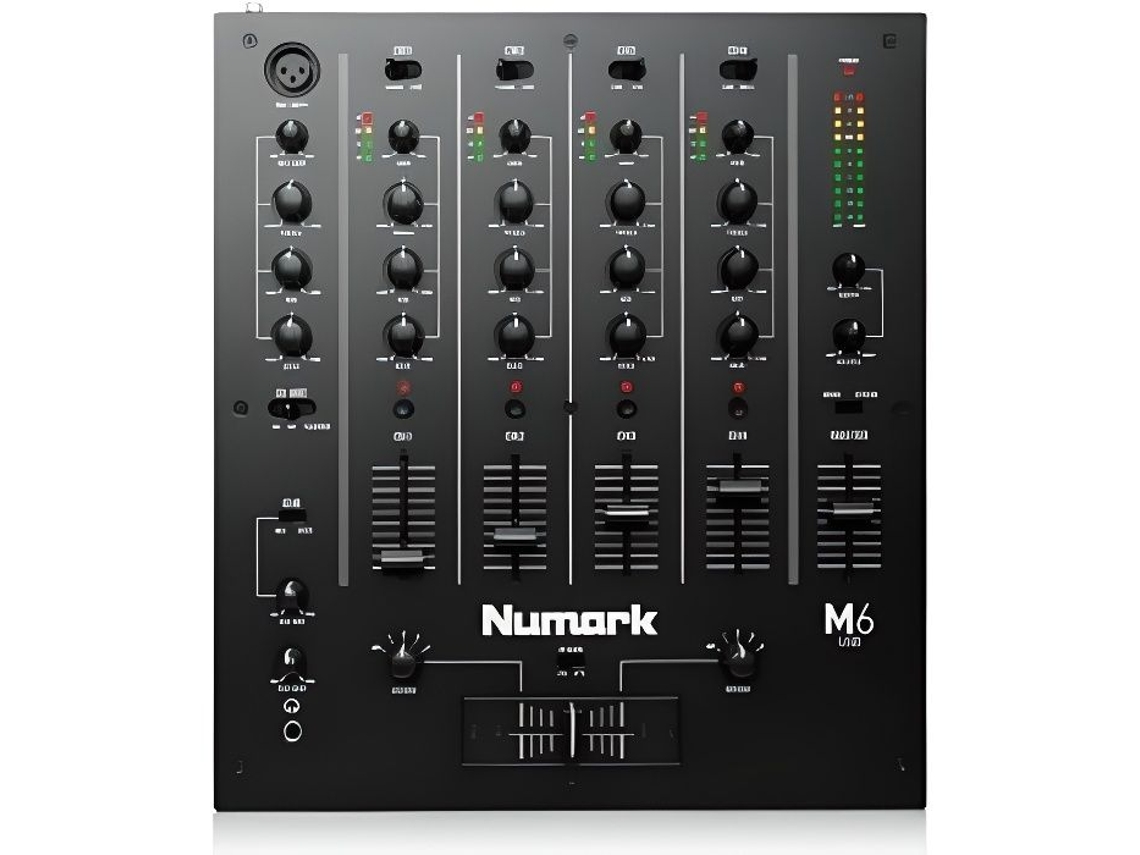 Console de mixagem USB Numark M6usb de 4 canais