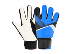 Luvas De Goleiro Para Crianças Meninos Azul Anti-colisão Anti-deslizante Com Camada Dupla De Velcro E Malha