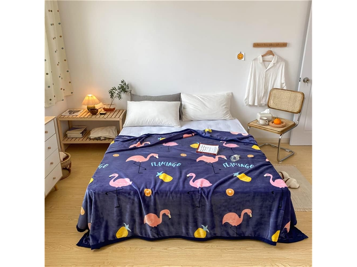 Manta de Inverno Fansu com Estampa Nórdica Fofa Macia e Quente em Flanela Grossa Ideal para Cama Crianças Sofá