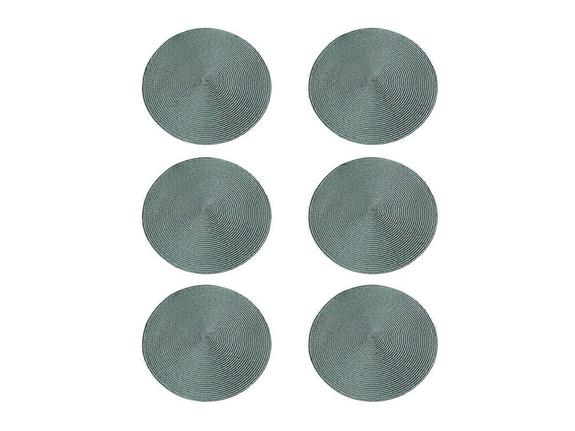 Jogos Americanos Ecológicos, Tapetes De Isolamento Térmico De Cor Sólida, Tapetes Decorativos Marrons Olysi Shop