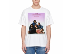 Rockinstone Breakfast Club Movie Poster White Adult T-shirt Size:xxxl