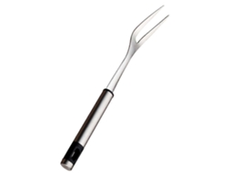 Garfo Grande Para Churrasco Em Aço Inoxidável, Utensílio Para Churrasco Ao Ar Livre, Prateado, 29,50 X 3,00 X 2,00 Cm, Para Cozinhar, 1 Peça