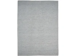 Consilio Concept Tapete Wooly De Lã, Feita À Mão, Natural E Vegana, 200x290 Cm, Prata