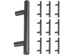 Conjunto De 10 Puxadores Armário 12, 7cm 5 Polegadas, Preto Fosco, Para Cozinha, Com 12, 7cm 5 Polegadas De Comprimento