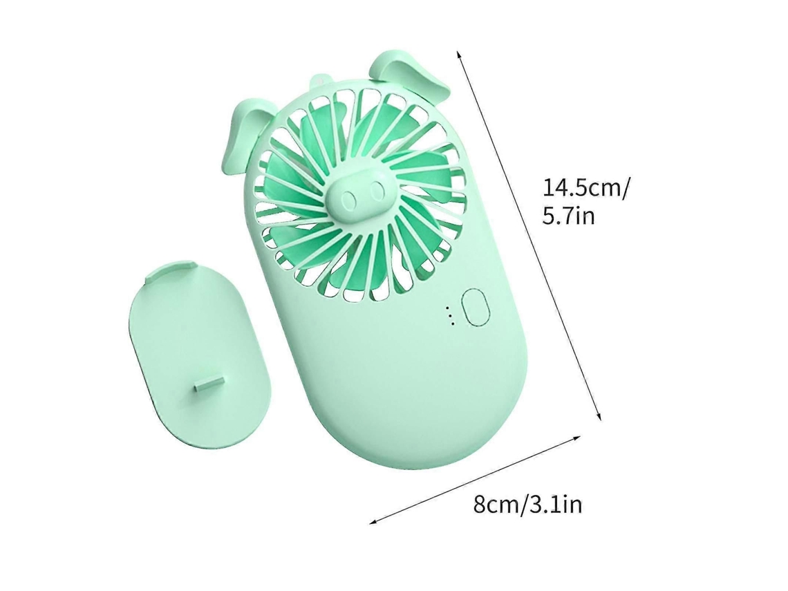 Mini Ventilador Portátil, Pequeno E Silencioso, Recarregável, Para Escritório Ou Mesa.