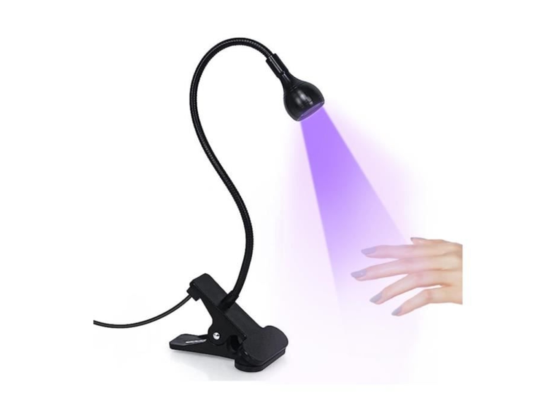 Lâmpada Uv Para Unhas - Não Especificada - 5w - Braço De Luz Giratório 360° - Usb - Alimentada Por Led