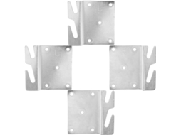 Garneck Conjunto De 4-conectores Canto Para Cama, Ferragens Resistentes Para Cama, Placas De Gancho Madeira