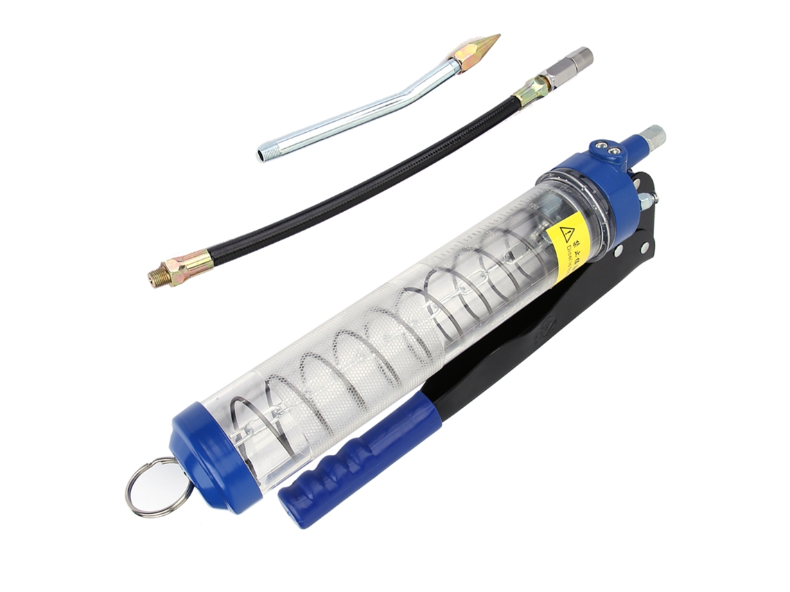 Ferramenta De Lubrificação Manual De Graxa Transparente De Alta Resistência (400cc)