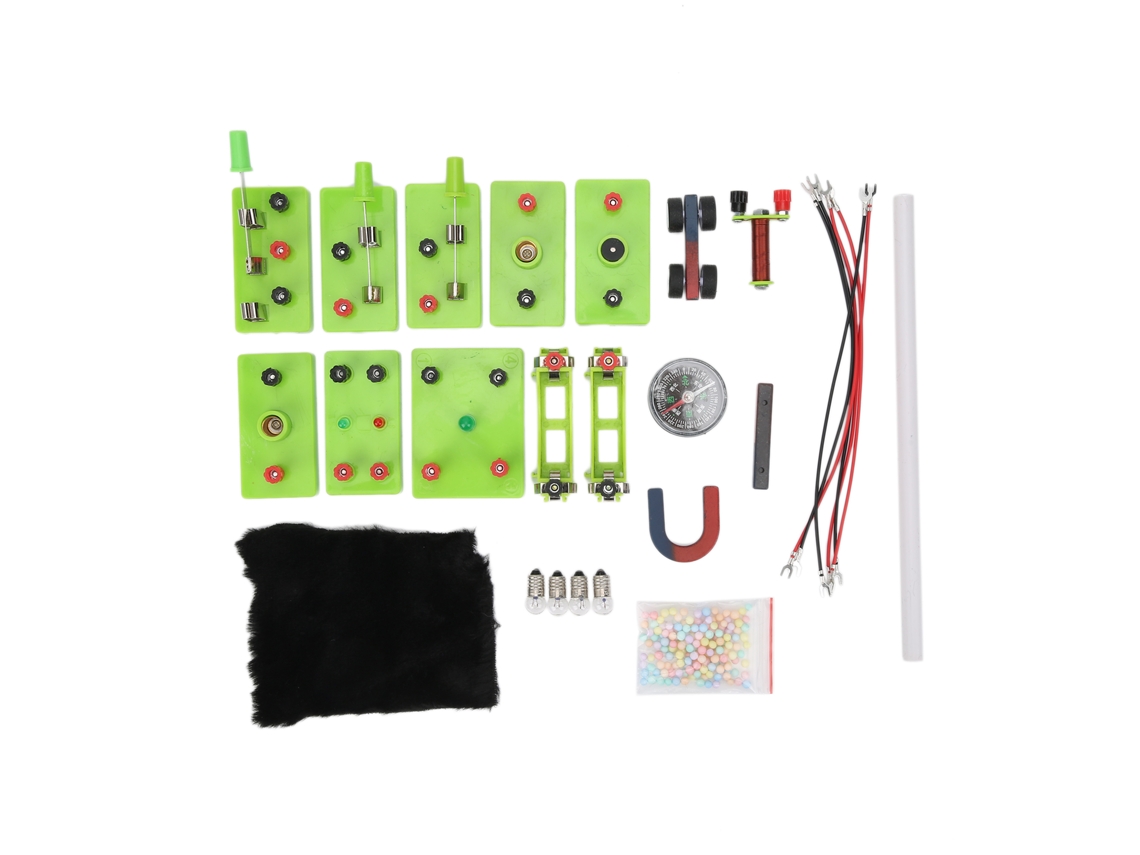 Mali kit de Aprendizagem de Circuito Elétrico para Estudantes Experimentos de Física Ciência Brinquedo