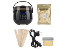 Calentador De Cera Digital Pantalla Táctil 50g 10 Palillos 3 Bowls