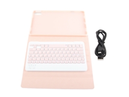 2026zentro-capa Protetora Magnética Com Teclado Sem Fio Bt Slim Para Tab P11 2ª Gen 11.5in Pad Plus 2023 Rosa