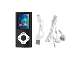 2026-reprodutor Mp3 Mp4 Portátil Com Lcd De 1.8", Rádio Fm, Gravação Digital E Suporte Para Cartão Micro Sd/tf De Até 64gb