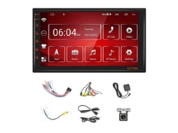 Rádio Automotivo Double Din Android 13 Com Tela Sensível Ao Toque De 7 Polegadas Brilvibera