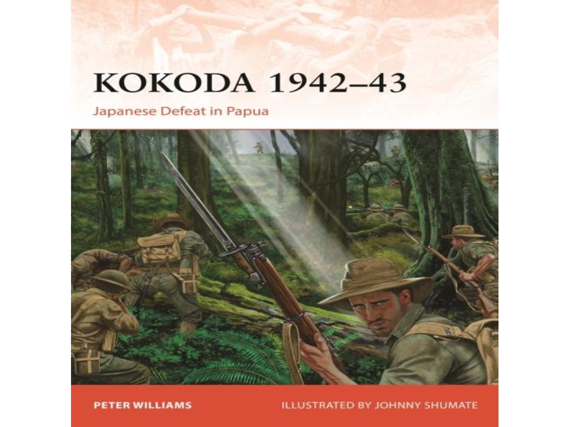 Livro Kokoda 1942-43 de Dr Peter Williams (Inglês)