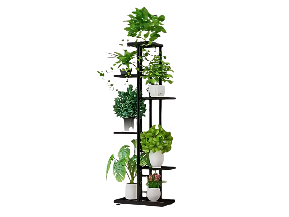 Suporte para Plantas Estilo Nórdico Preto Oem