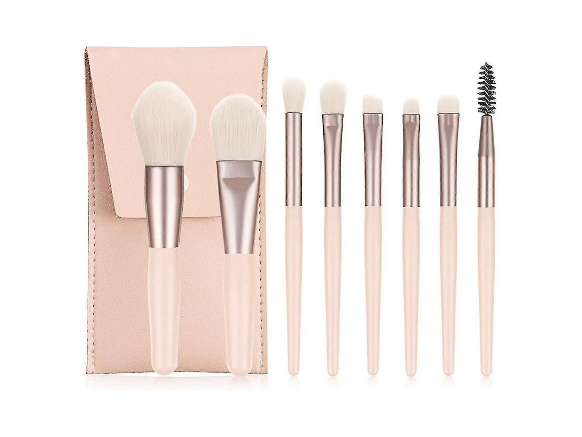 Conjunto De Pincéis De Maquiagem Com Estojo Para Pó, Contorno E Blush Everley891