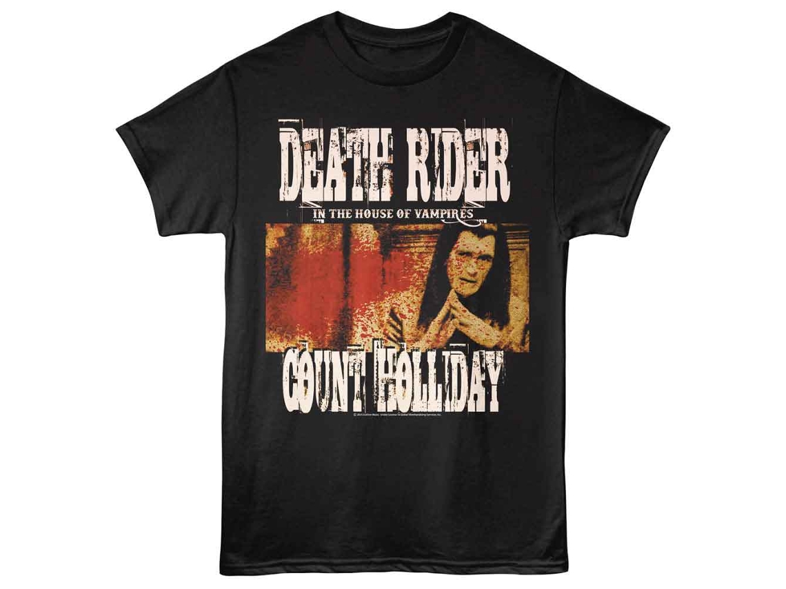 Rockinstone Death Rider Count Holliday Black T-shirt Size:m