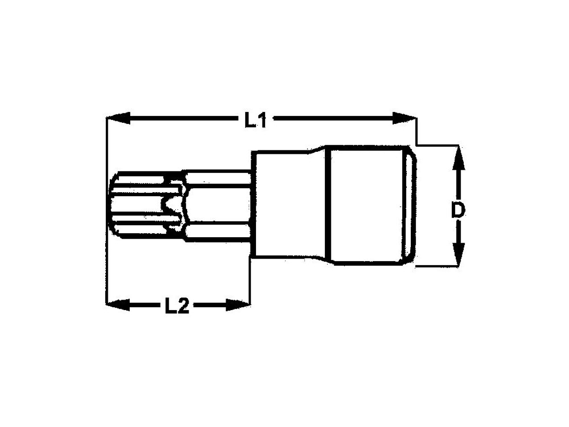 Chave De Caixa Hex 3/8" 12mm Tengtools M381512-c