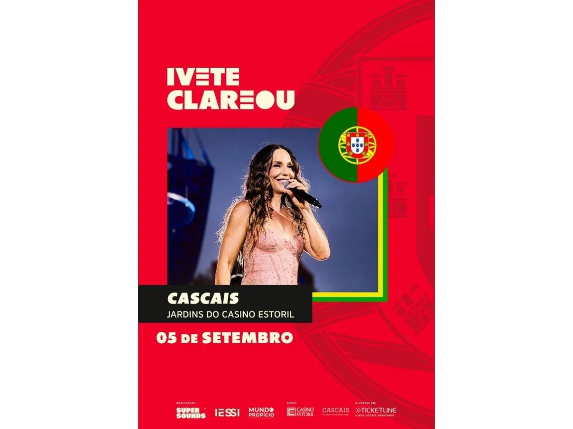 Bilhete IVETE CLAREOU PORTUGAL|ESTORIL
