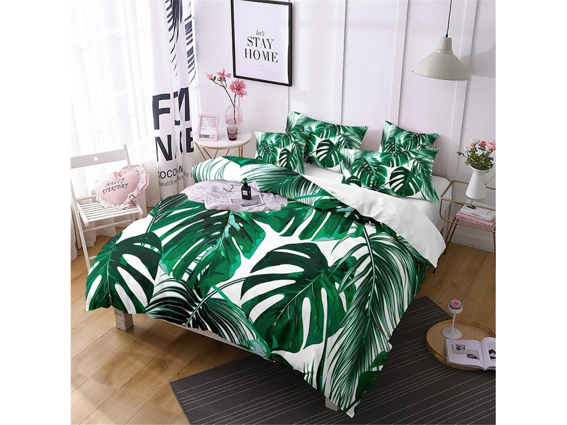 Jogo de Cama Tucano Selvagem Microfibra com Fronha 140x200 Cm, 65x65 Cm S/MARCA