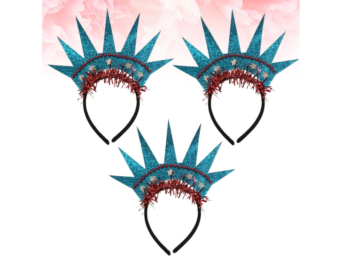 Conjunto De 3 Tiaras De Coroa Leves Em Abs, Acessórios De Cabelo Criativos
