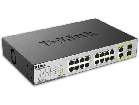 Switch D-LINK DES-1018MP — 100 Mbps | 18 Portas