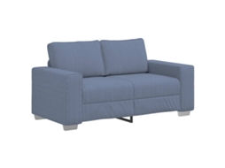 Loveseat Sofa, Loveseat Sofas Vidaxl Azul Tecido (n/a)