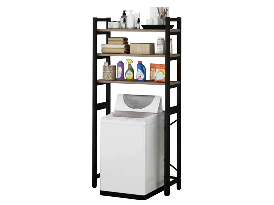 Suporte para Máquina de Lavar Roupa de 3 Níveis Grande Capacidade, Metal FLASIDU