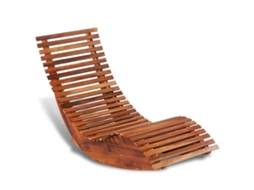 Sun Lounger, Sun Loungers Vidaxl Marrom Madeira De Acácia (n/a)
