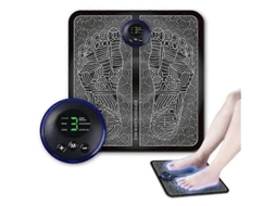 Massageador Elétrico Ems Para Os Pés: Massagem Aliviar A Pressão Arterial E Fadiga Muscular. Portátil Recarr Egável.