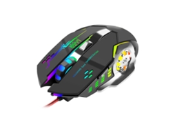G8 Mouse com Fio Ergonômico Luminoso Resposta Rápida Antiderrapante Aperto Confortável Acessórios de Computador 3600Dpi Rato de Jogo com Fio de Comput