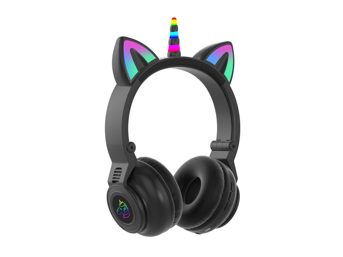 Auscultadores Bluetooth Ydcy Stn-27 On Ear Preto