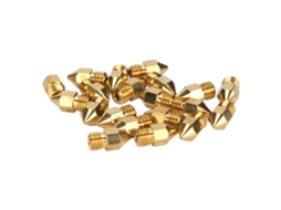Kit De 20 Bicos Mk8 1.75mm Fio M6 Polidos Para Impressora 3d Com Caixa De Armazenamento 0.4mm