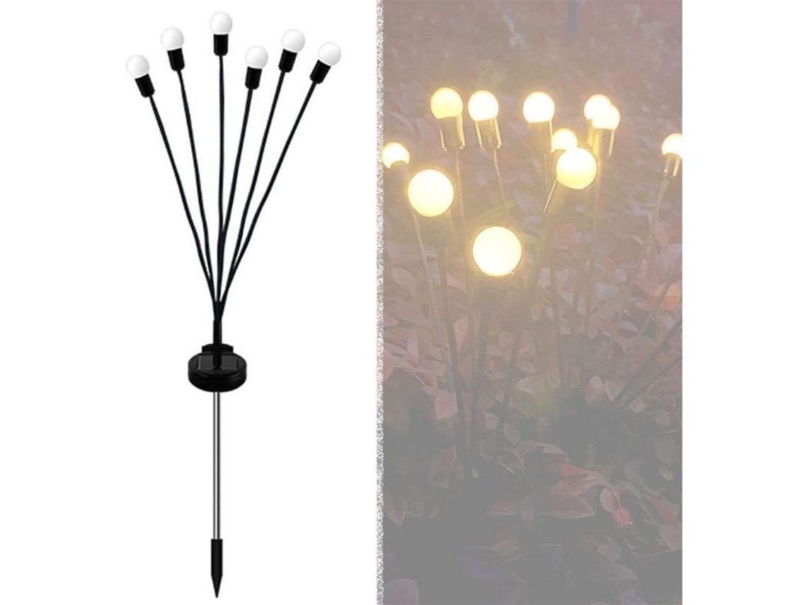 Luzes solares Nova Line de vaga-lumes ao ar livre, decorativas, jardim, pátio, luz quente | S/MARCA