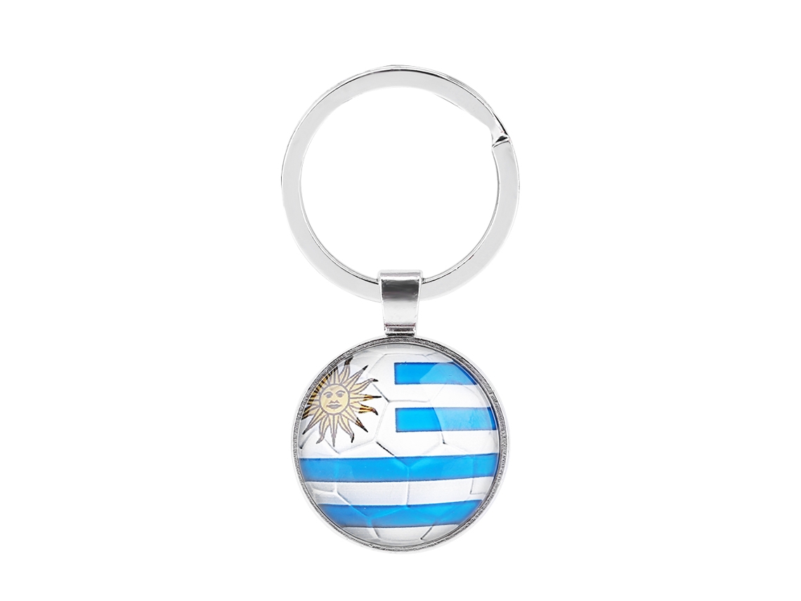 Chaveiro Apoio E Pingente Uruguai Copa Do Mundo