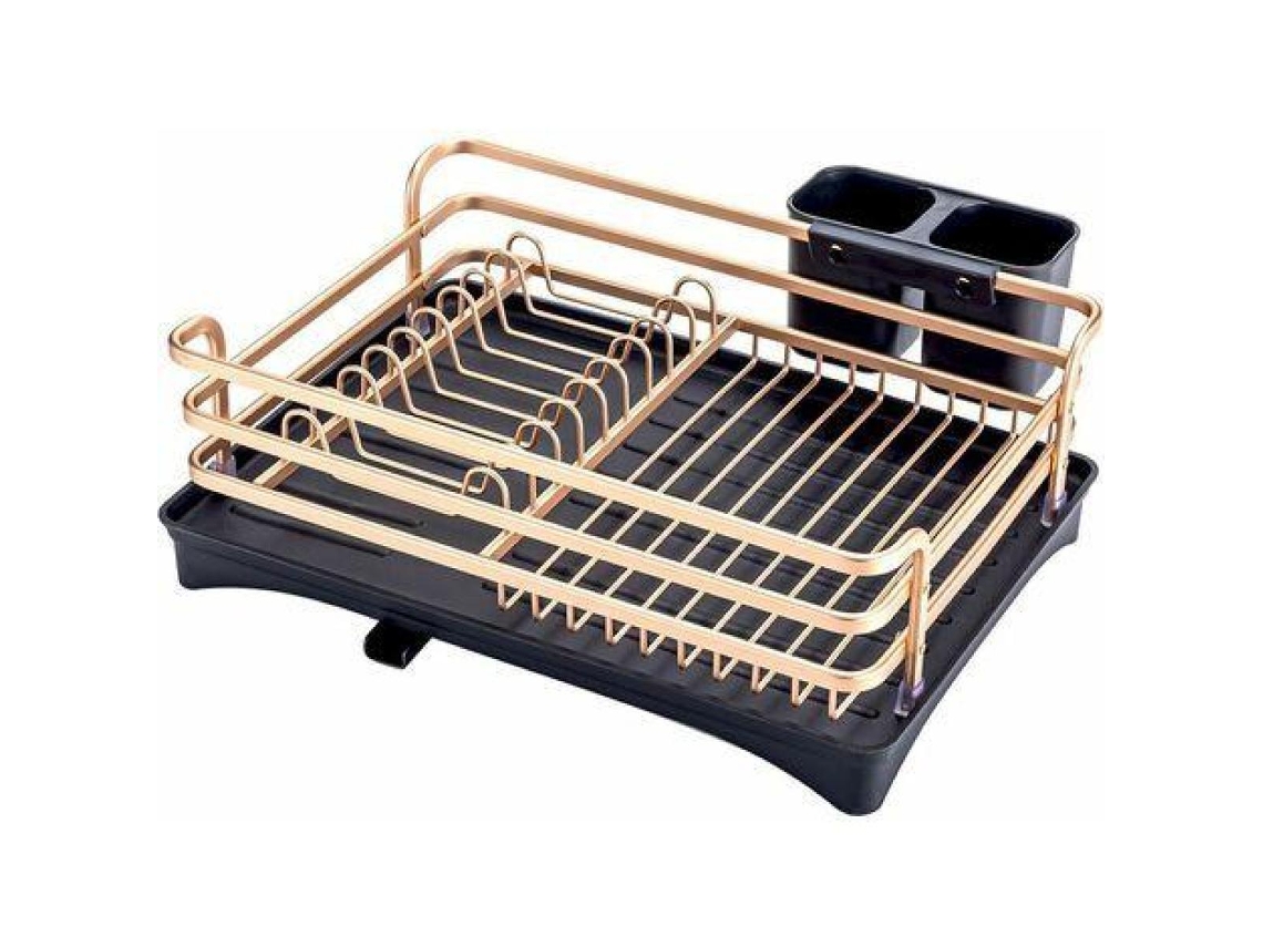 Eleve O Nível Do Seu Espaço Culinário Com Este Escorredor De Pratos Bandeja Removível E Bico Giratório Ajustável, Que Melhora A F -aquaforge