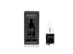 Óleo Perfumado Solúvel em Água 15ml Para Umidificador Fragrância Amadeirada E Exótica Millefiori Preta