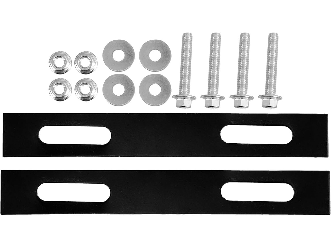 Conjunto De 2 Placas De Montagem Traseiras Para Motocicleta Em Aço Inoxidável, Suporte Leve.