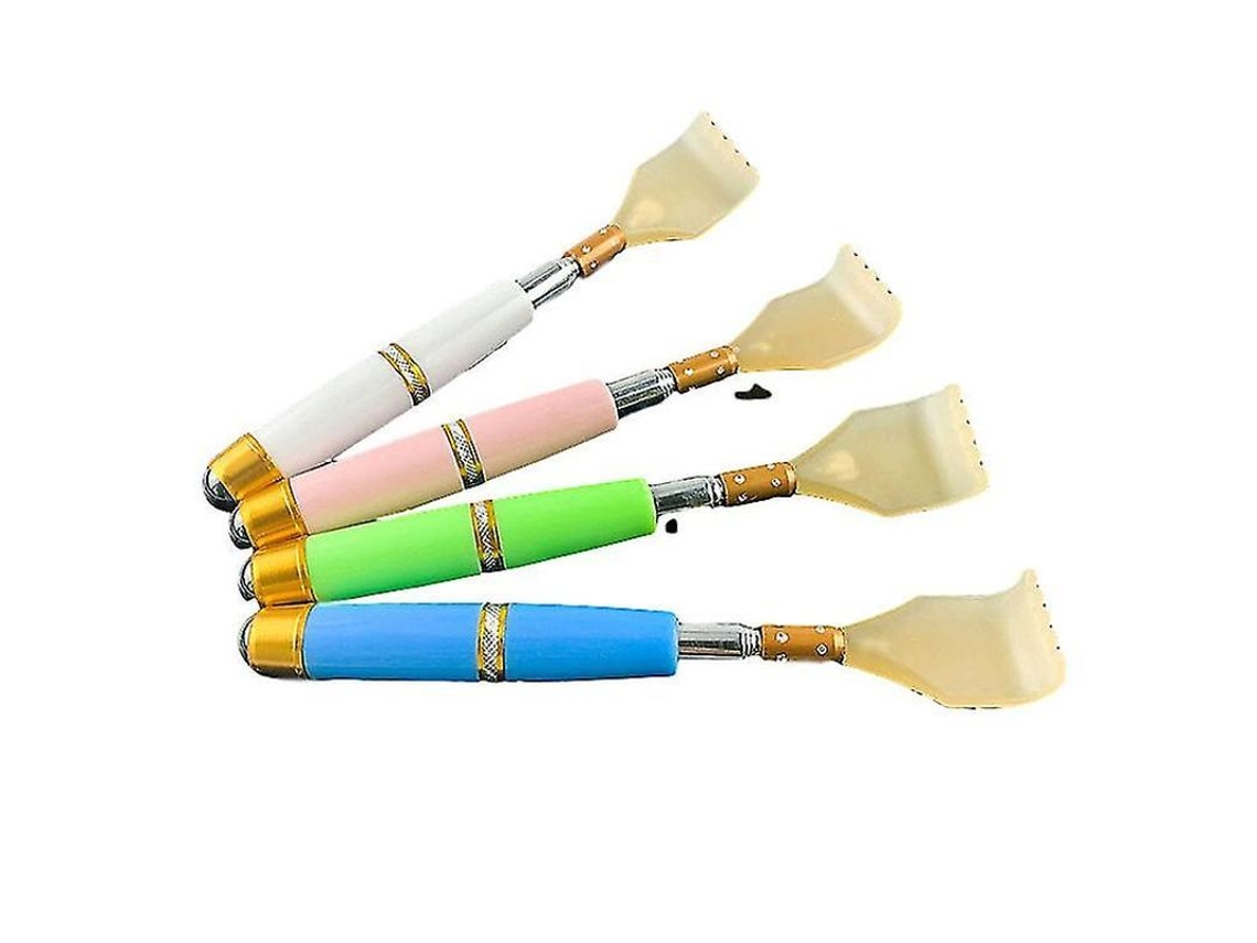 Fasst rascador de Espalda Telescópico Portátil de Acero Inoxidable para Masaje Color Aleatorio CUIDADOS